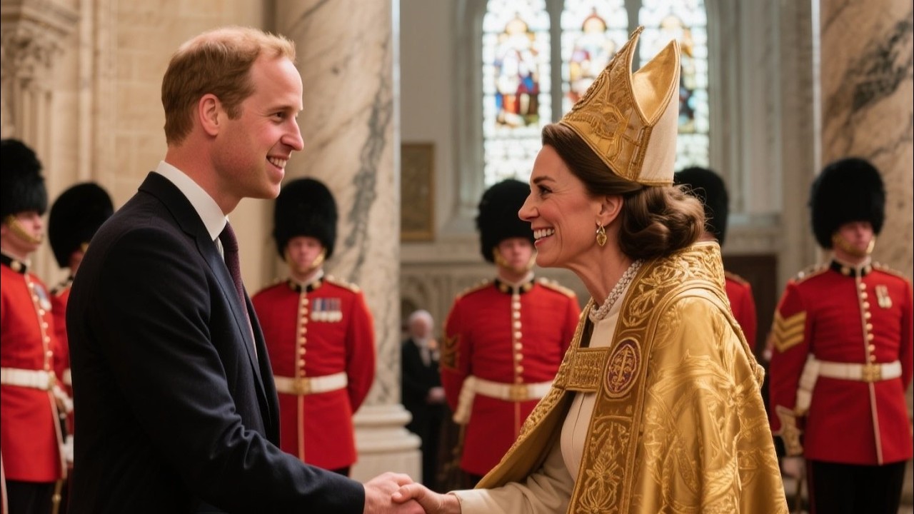 Prinz William und Catherine treffen die neu ernannte Erzbischöfin Dame Sarah Mullally