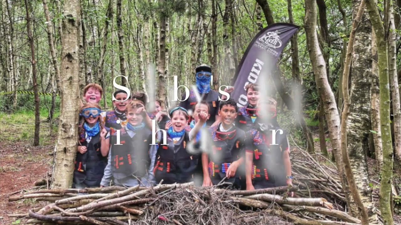 Sebby's Epic Woodland Nerf Party