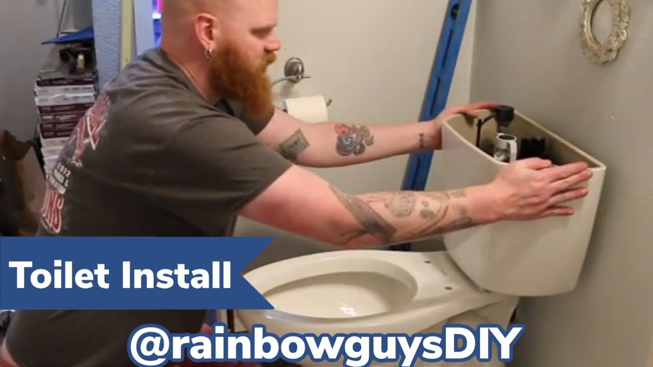 How to install a New Toilet with the Rainbow Guys