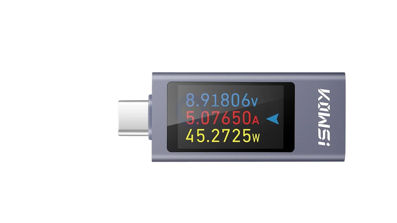 Kowsi KWS  2303c USB C Power Meter Voltage Tester for Power bank QC/PD Chargers Laptop Smartphones