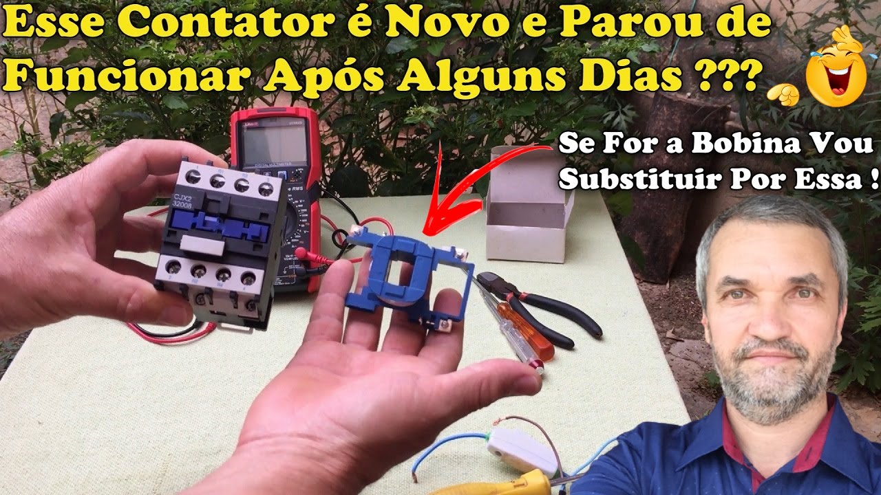 Chave Contatora Não Atraca , Será Que a Bobina Queimou ? 26 11 2022