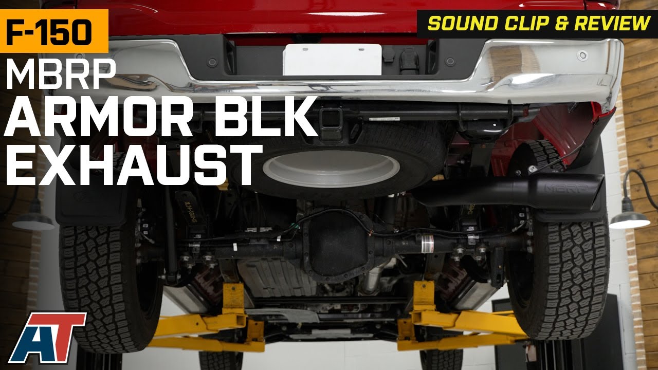 2021-2025 3.5L EcoBoost F-150 MBRP Armor BLK Single Exhaust Review & Sound Clip