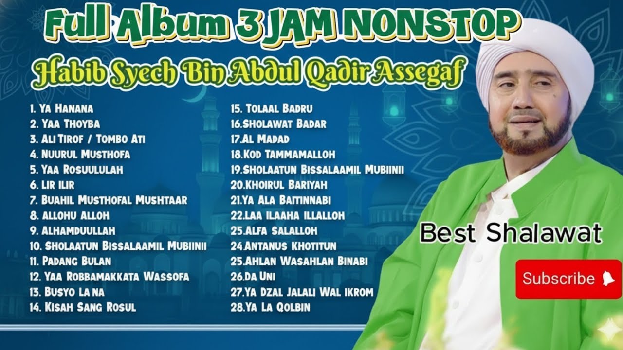 Habib Syech Full Album 3 Jam Nonstop | Sholawat Viral Terbaik 2025 Paling Menyejukkan Hati