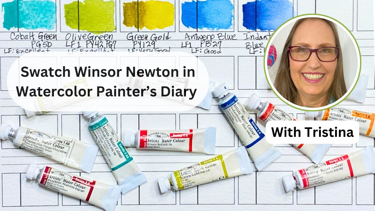 Winsor Newton Watercolors on The Painter's Color Diary Part 1🎨 