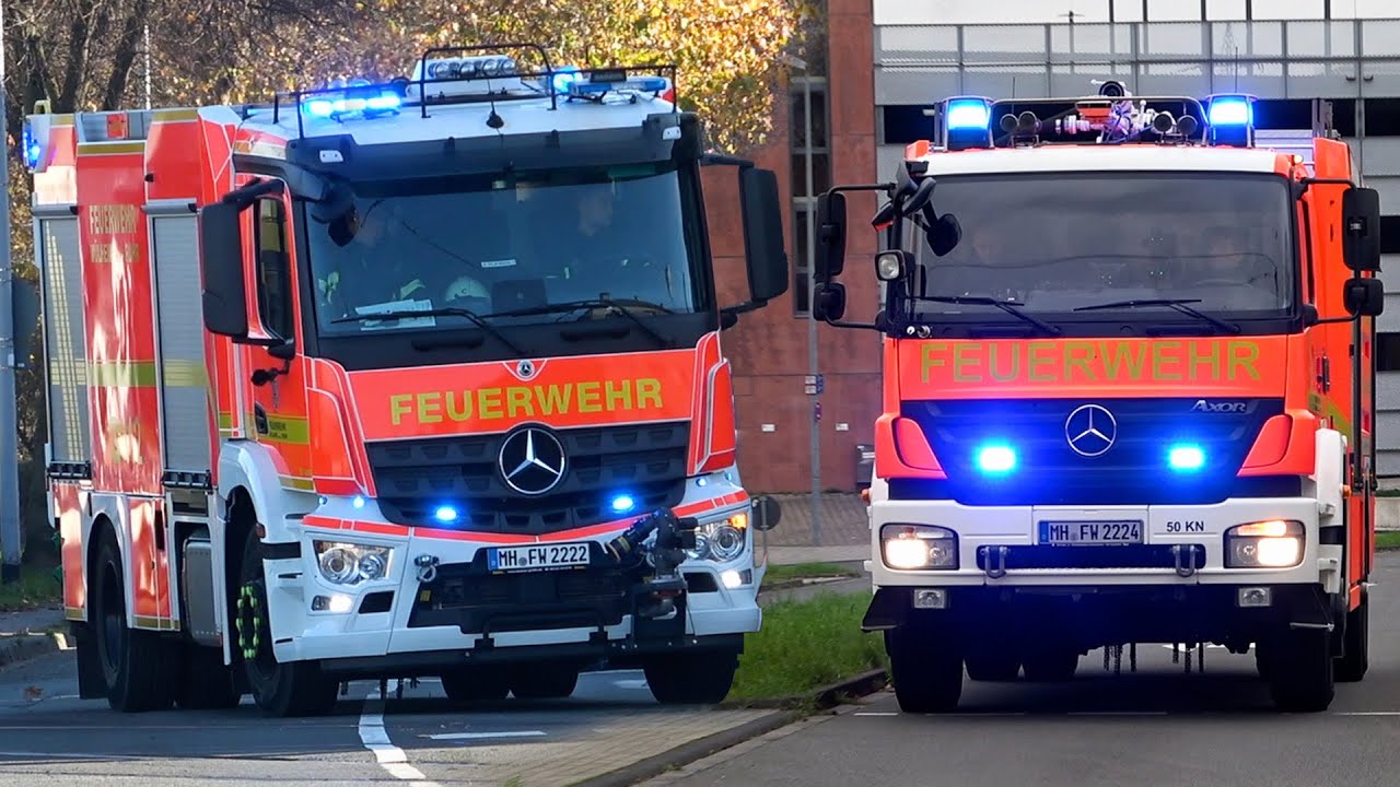 [RTW mit bullhorn] Einsatzfahrten [Freiwillige] Feuerwehr, Rettungsdienst & Polizei Mülheim a/d Ruhr