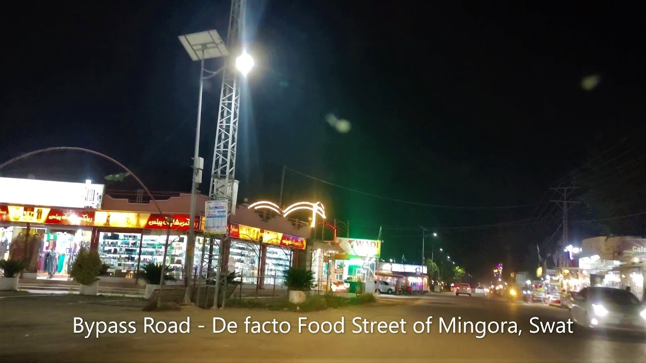 Food Street, Restaurants, Hotels in Mingora Swat - Bypass, Bahrain Road, Fizagat, Sangota - Ep 36