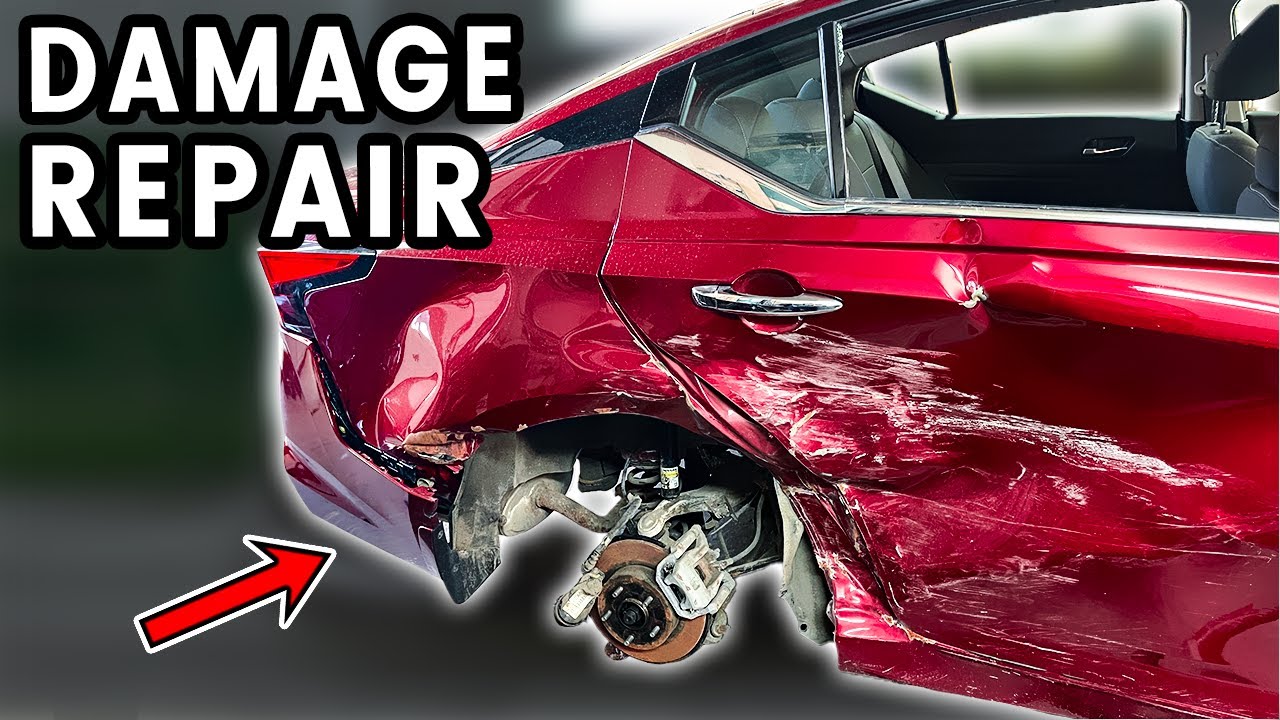 Nissan Altima Repair | Accident Car Restoration | Quarter Panel Replacement