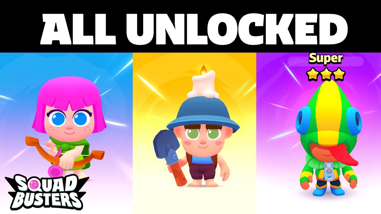 ARCHER, MINER AND LEON UNLOCKED in Squad Busters