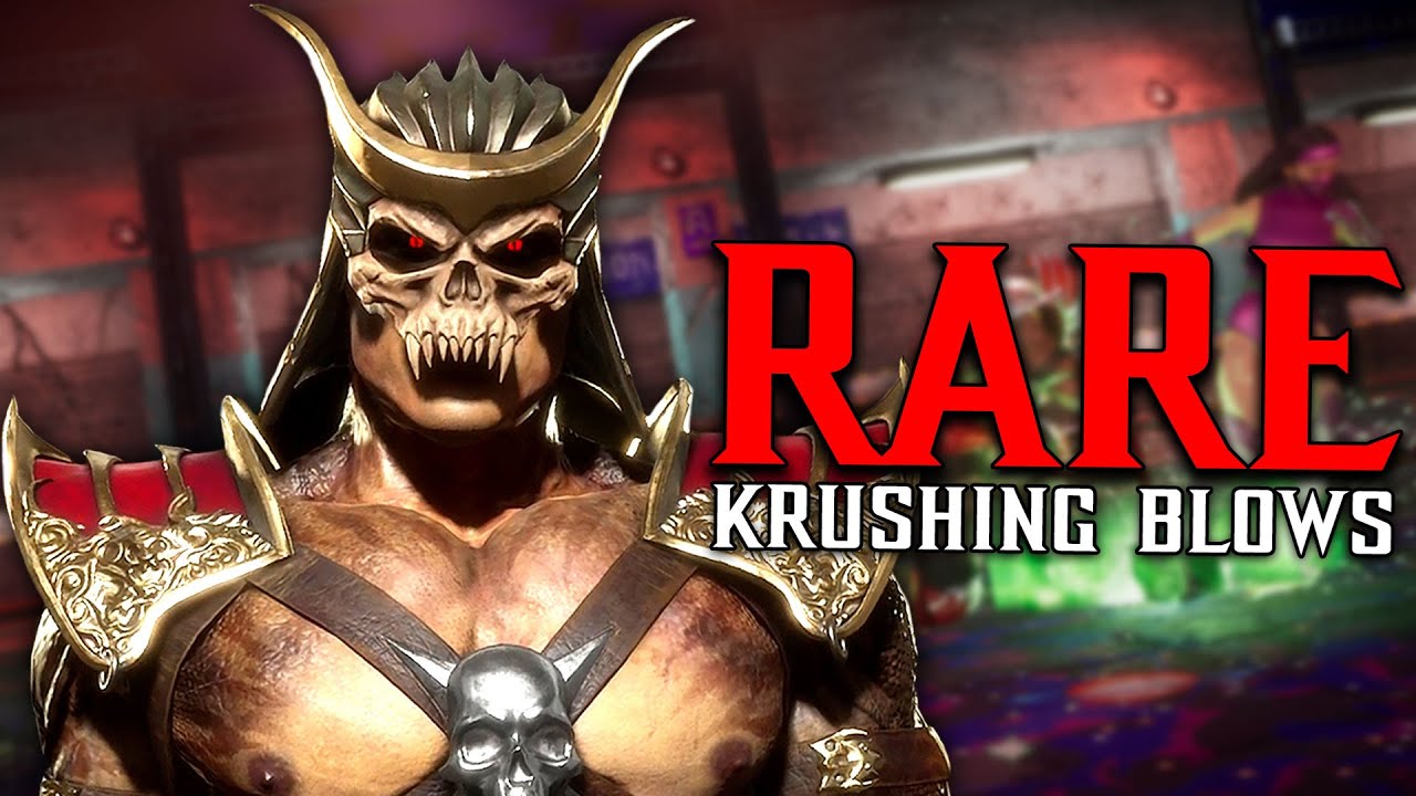 8 ОЧЕНЬ РЕДКИХ СОКРУШАЮЩИХ УДАРОВ в Mortal Kombat 11 (рейтинговый режим)