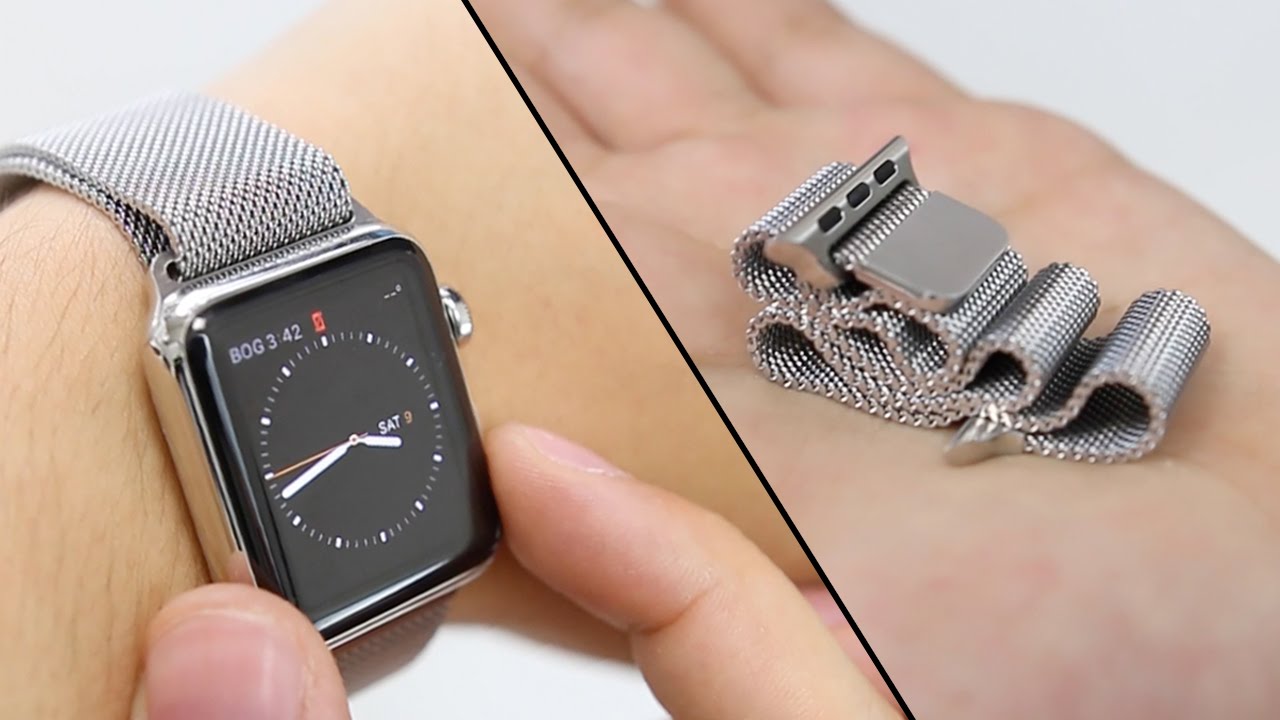 Ремешок Milanese Loop для Apple Watch [Обзор]