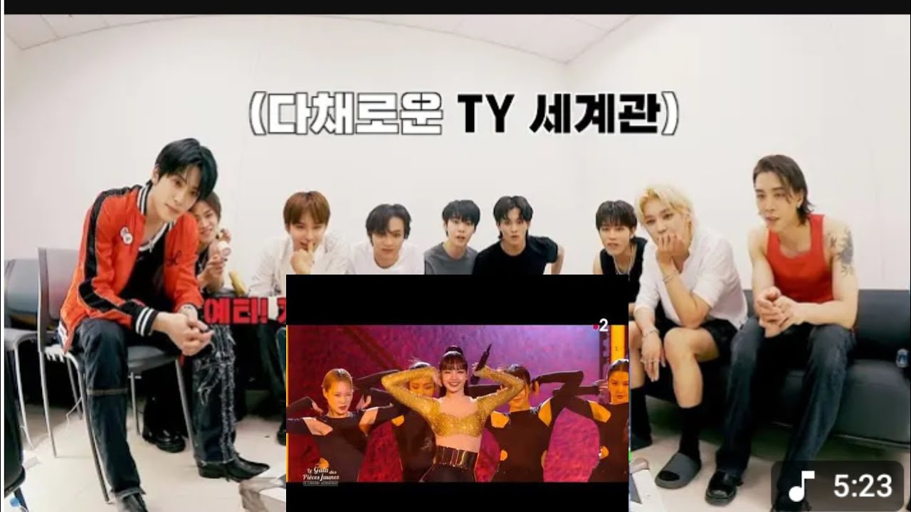 NCT 127 Reaction to Lisa 'Le Gala des' performance full 2024 (Fan-made)