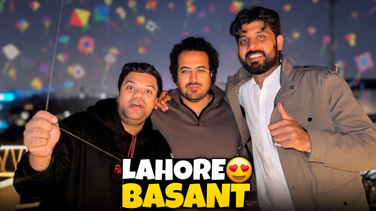 Lahore Basant with Ducky bhai And All Marthsquad 😍| Hawa he nai 😓| Bilal Marth