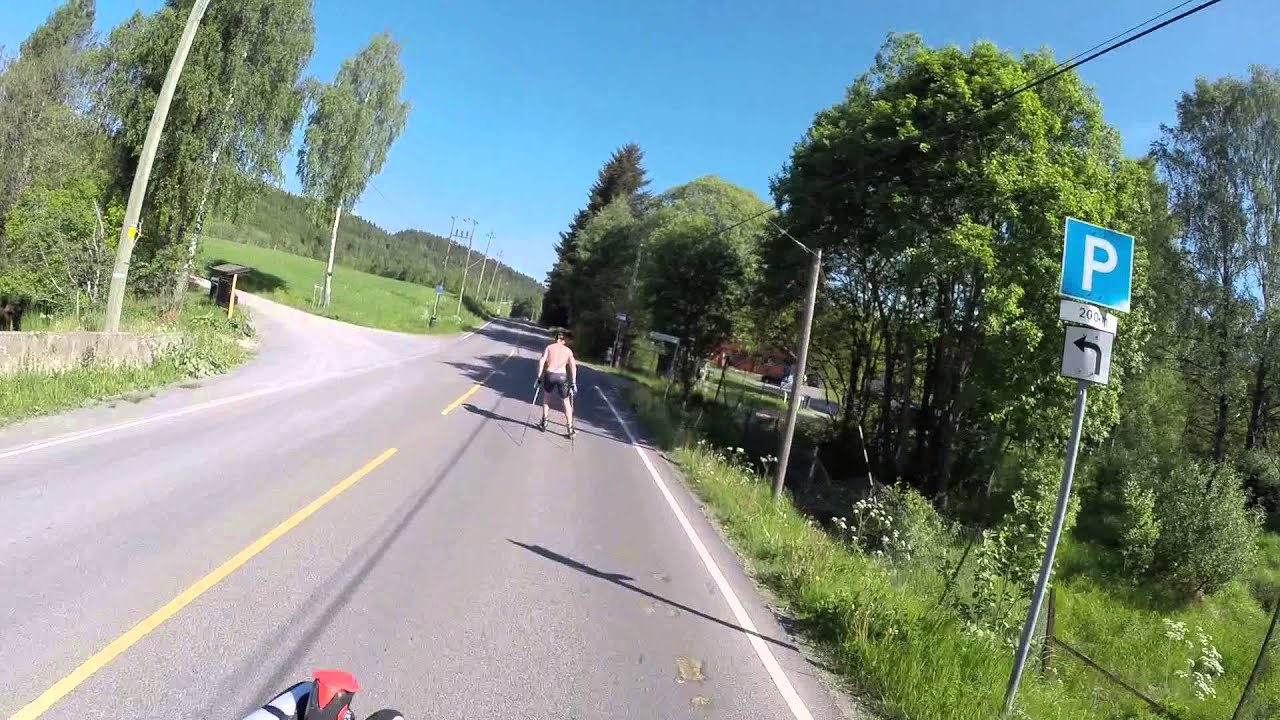 Jomfrutur i Sørkedalen på rulleski