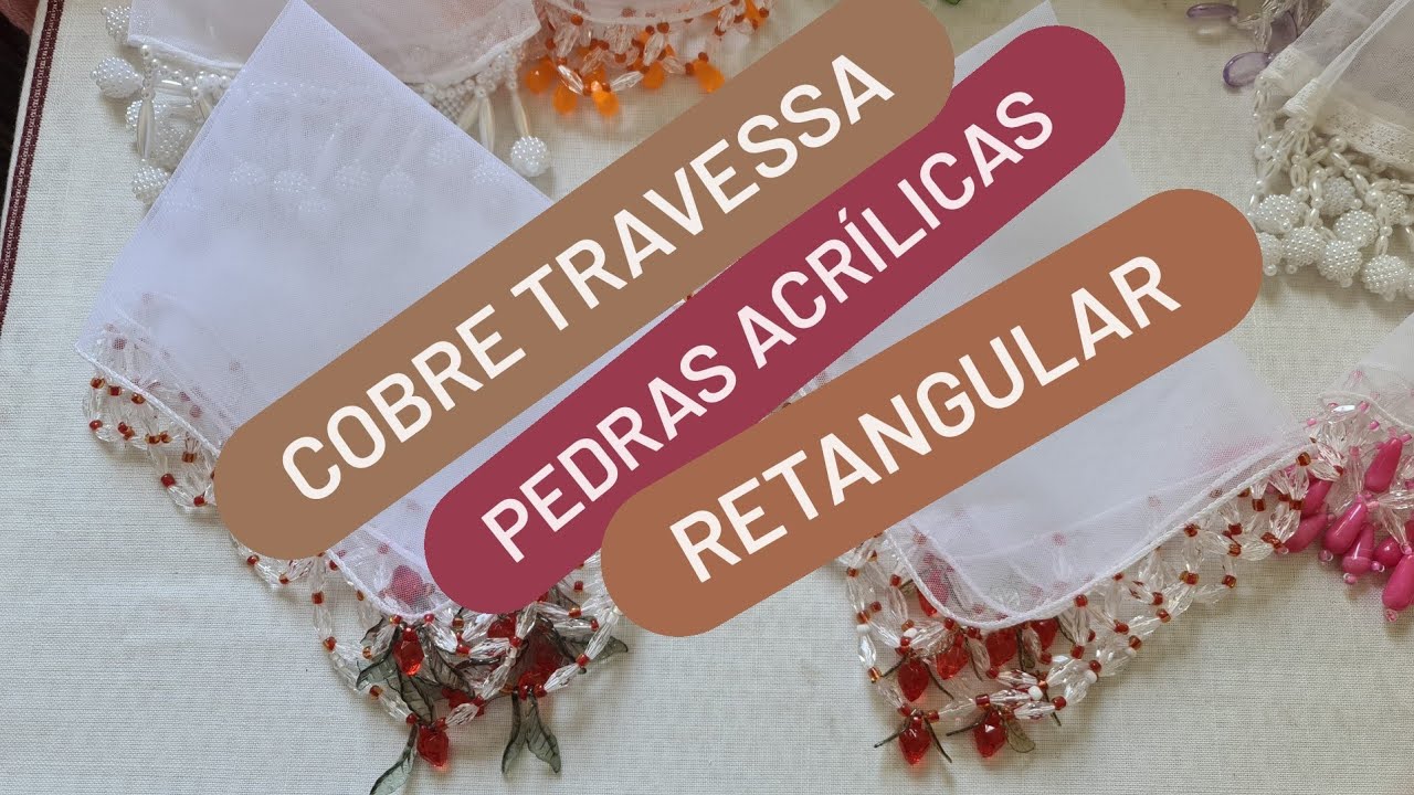 COMO FAZER cobre travessa de tule @artesteraharu