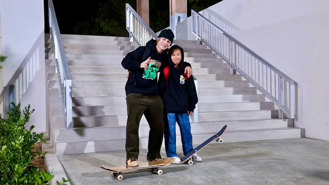 SKATING THE WILSHIRE 15 STAIR
