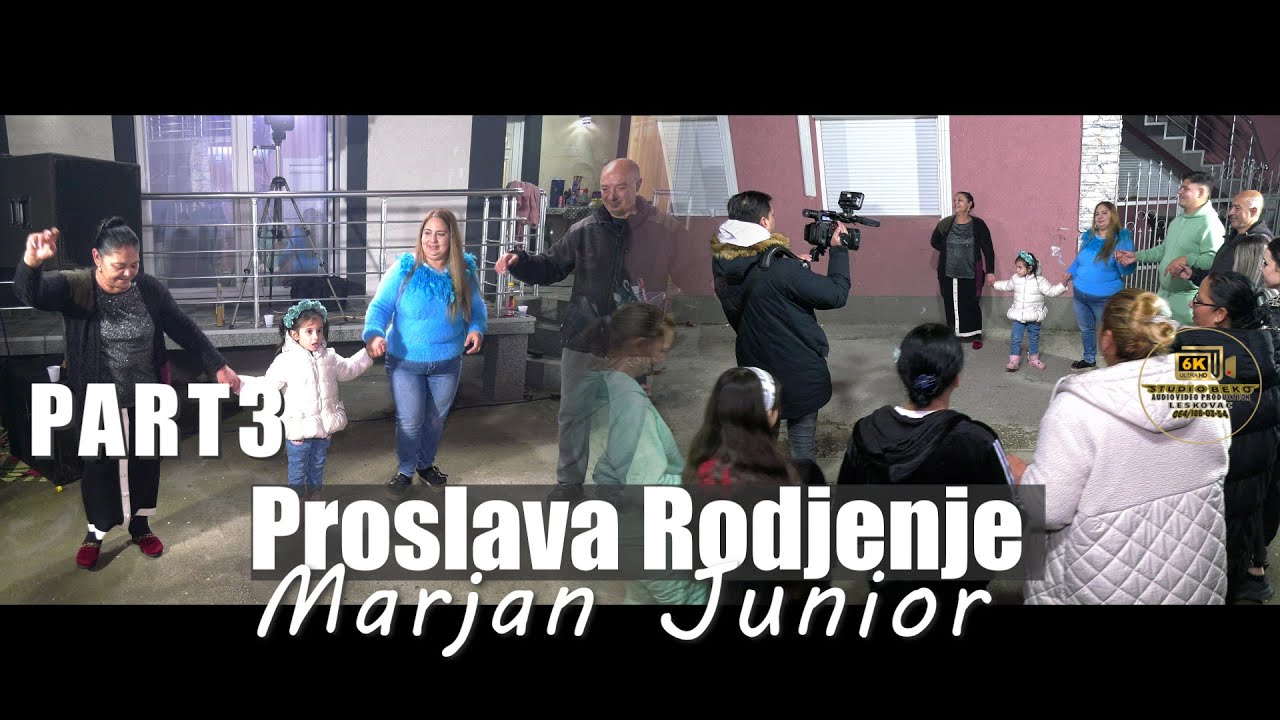 PROSLAVA RODJENJE MARJAN JUNIOR 10.12.2025 PART3 STUDIO BEKO 6K LESKOVAC