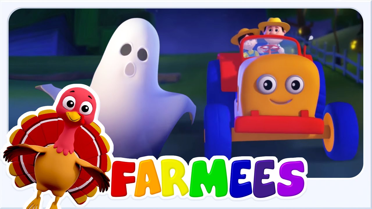 Halloween Natt 🎃👻 | Spöklikt Roligt Sång och Barnvisor - Farmees