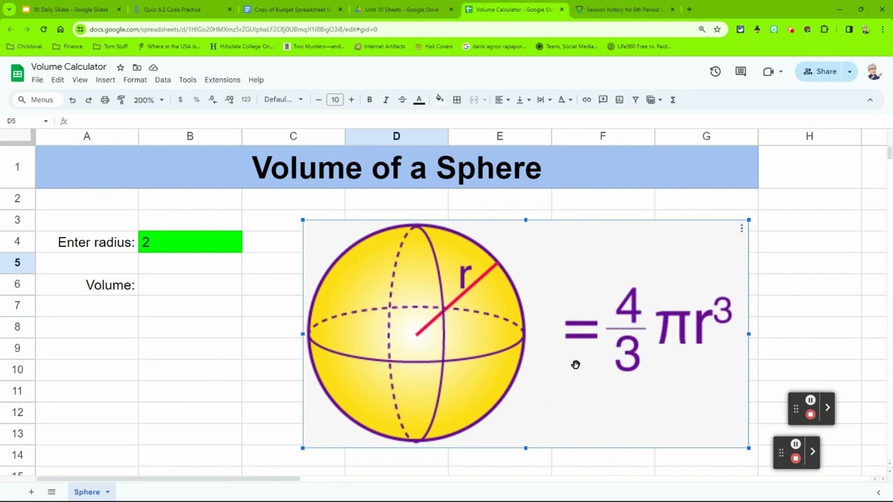Google Sheets Data Entry and Formatting