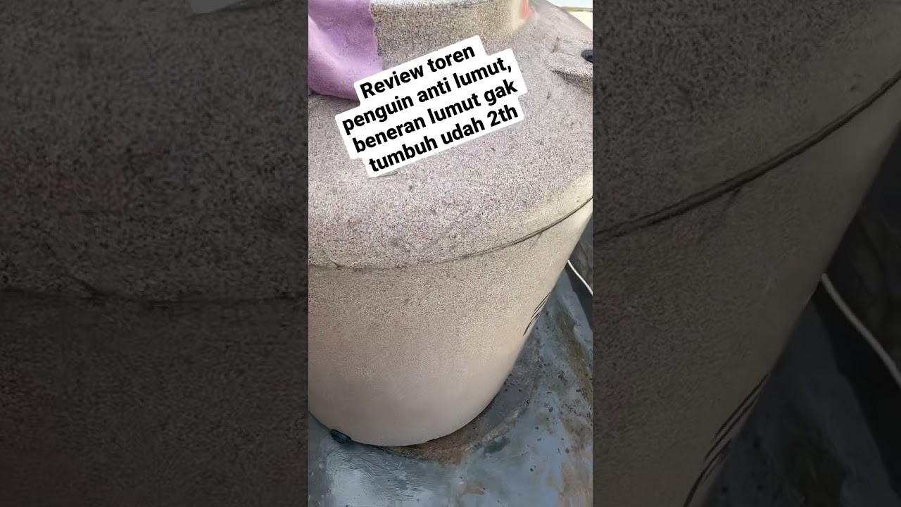 Review toren penguin anti lumut, beneran no lumut meski gak dikuras 2 th 😅