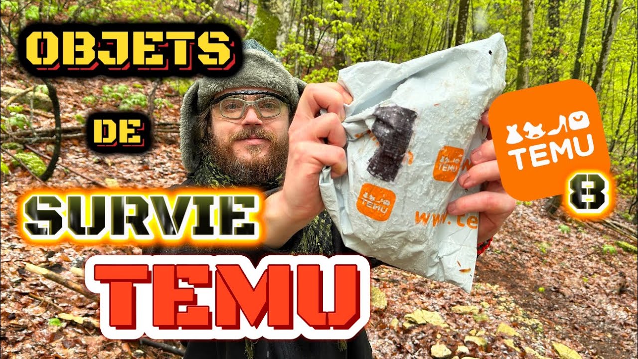 J'AI ENCORE ACHET&Eacute; DES OBJETS DE SURVIE SUR TEMU ! (Y'a des trucs de ouf)