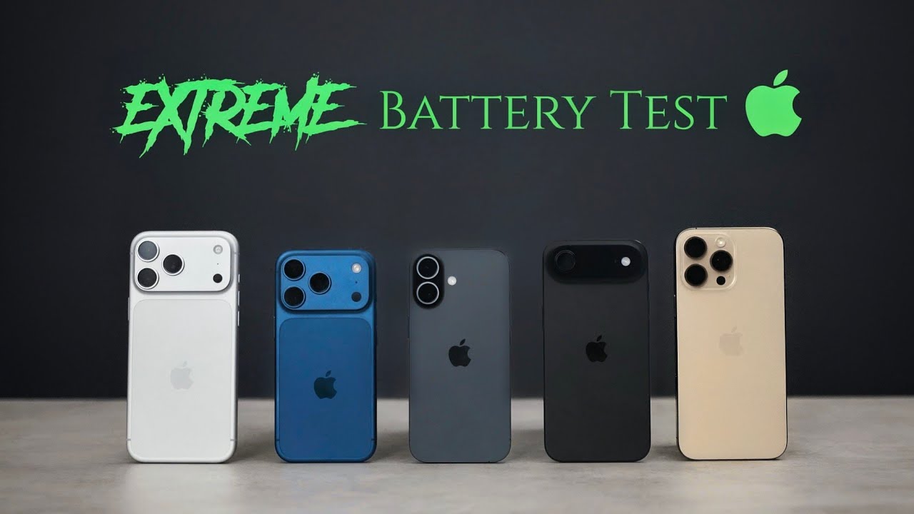 ЭКСТРЕМАЛЬНЫЙ ТЕСТ АККУМУЛЯТОРА iPhone 17/Pro/Air!