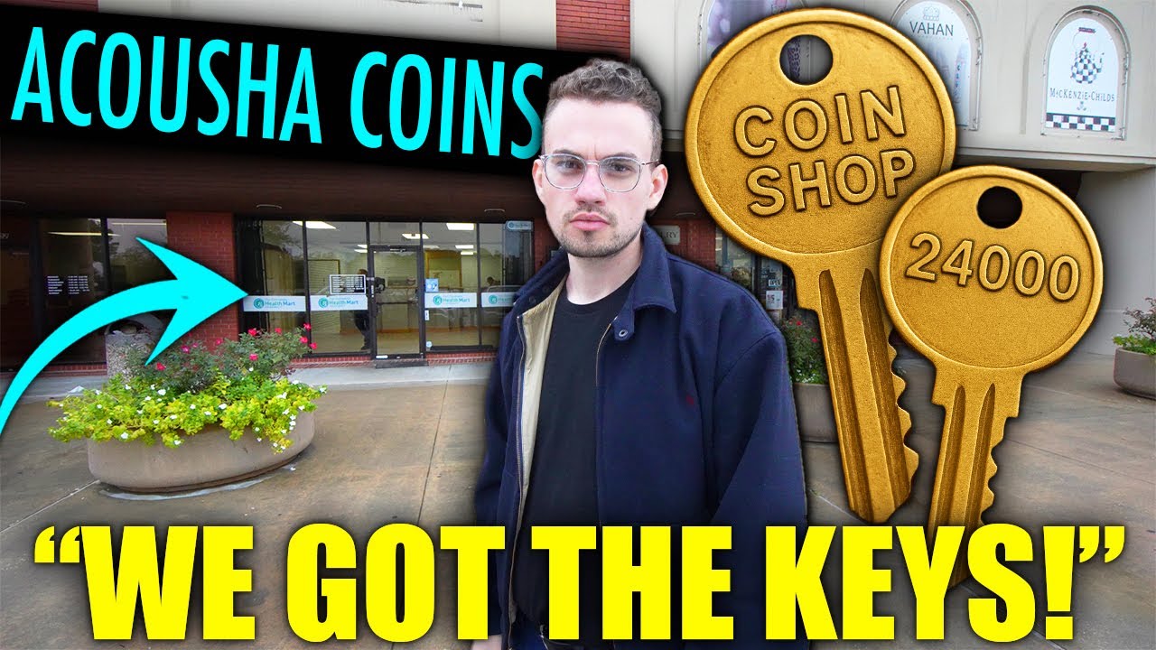 WE GOT THE KEYS TO OUR COIN SHOP! (PRE-RENO TOUR)