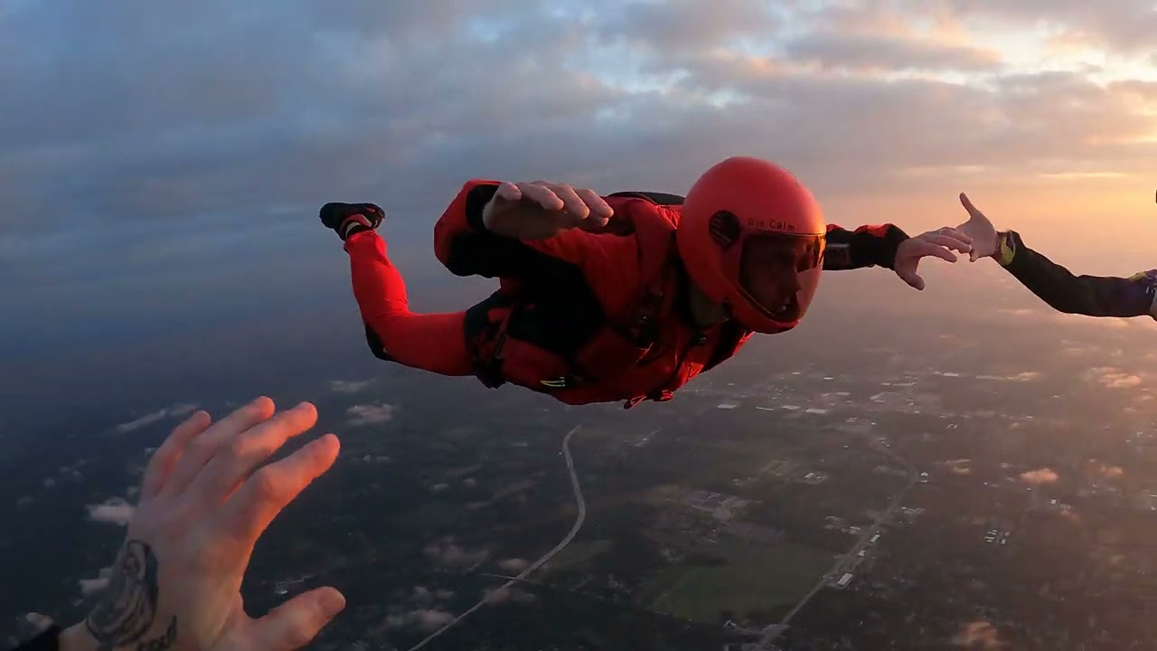 3 way sunset jump with John and Kaitlynn 7/20/25