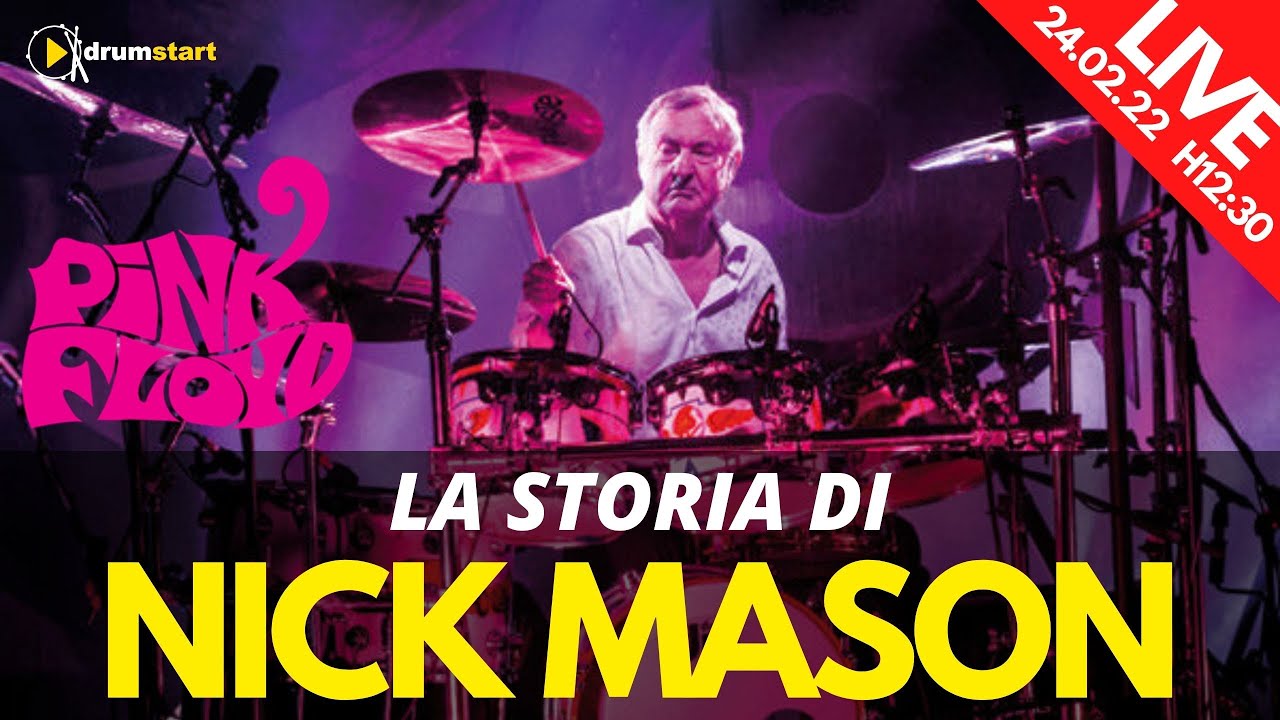 NICK MASON, il mitico batterista dei PINK FLOYD - storie di batteristi (S3 E7)