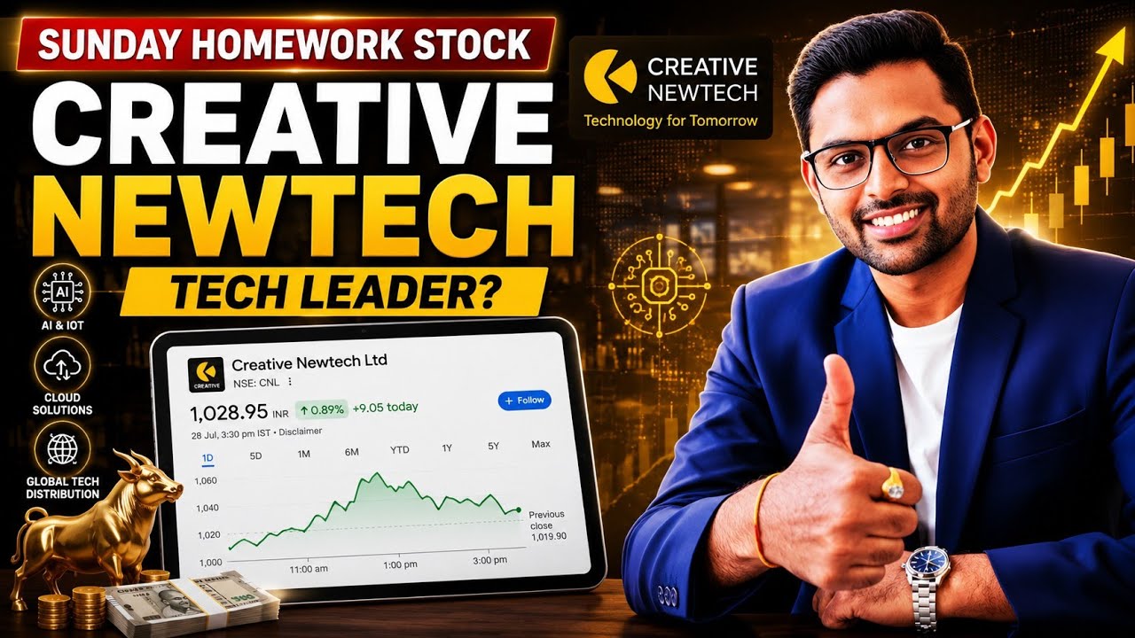 Creative Newtech: India Ka Next Tech Growth Stock? | Sunday Homework | Rohit Tated