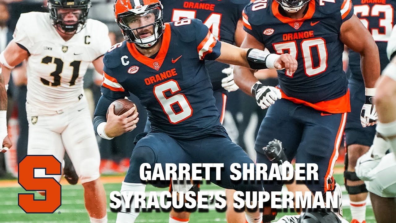 Syracuse QB Garrett Shrader: Syracuse's Superman