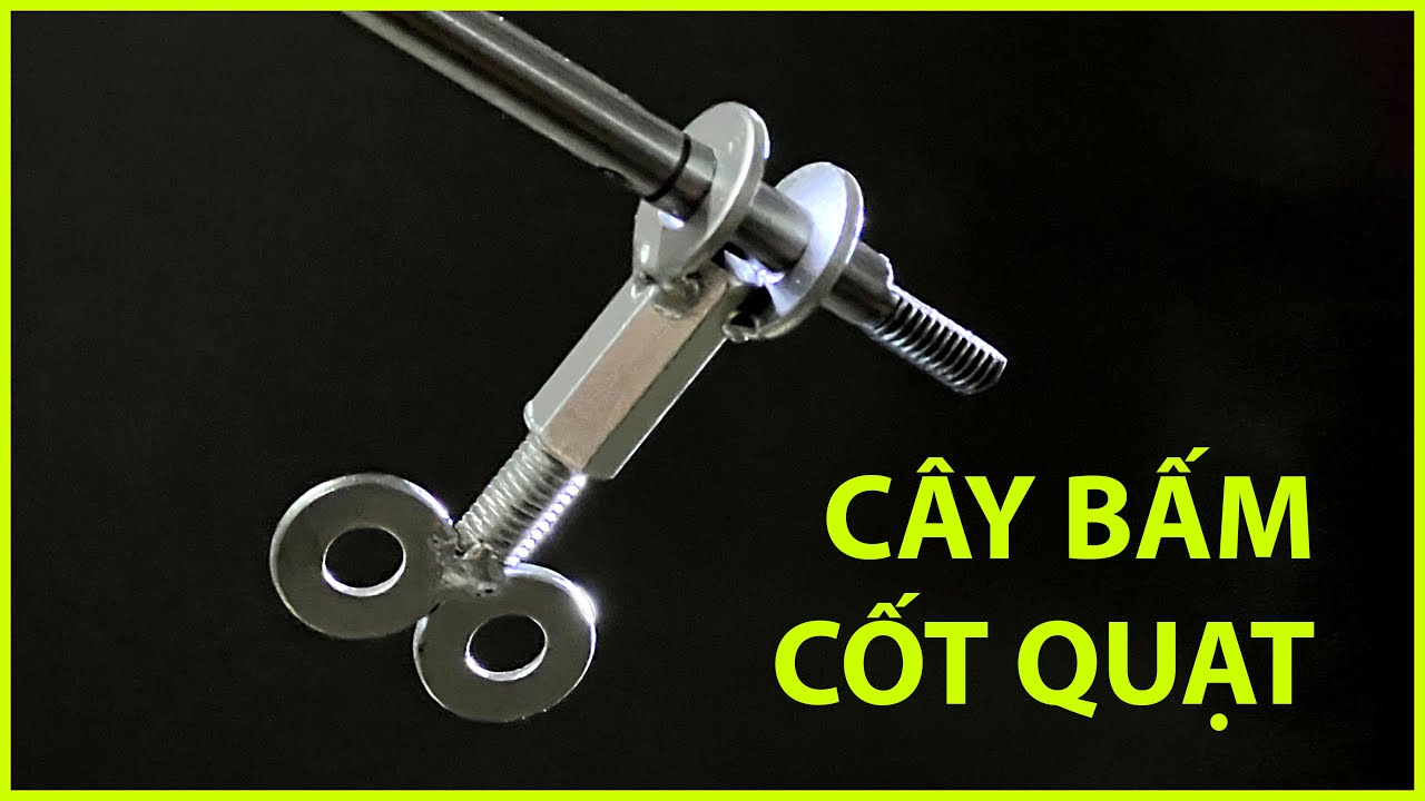 Bài 116: Tôi làm quạt bạc đạn từ B3 qua B4 dùng CÂY BẤM CỐT thay cây lăn nhám-Kết quả thật tuyệt vời