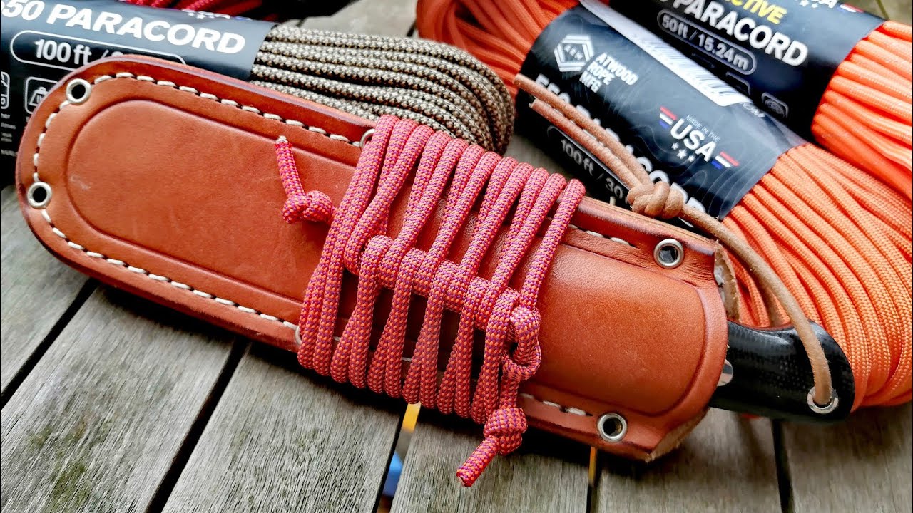 METRI DI PARACORD IMMEDIATAMENTE DISPONIBILI CON L'AVVOLGIMENTO A SGANCIO RAPIDO