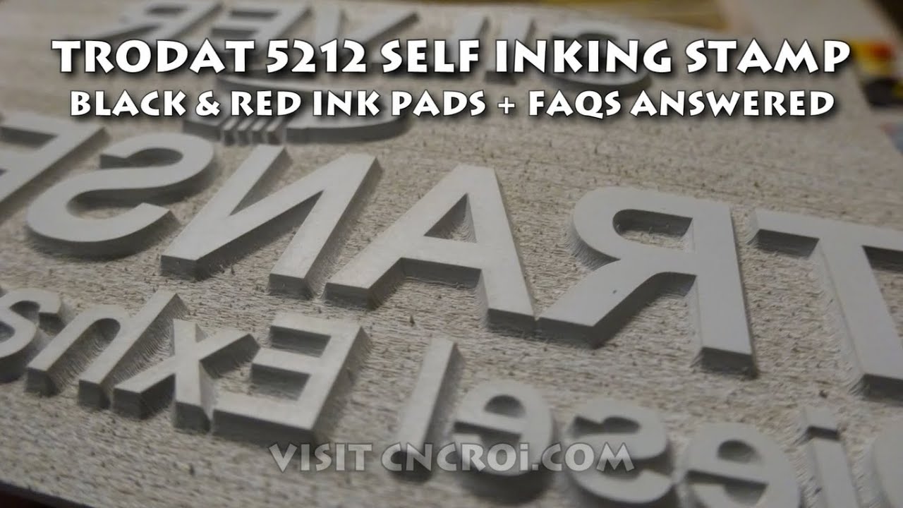 Trodat 5212 Self Inking Stamp: Black & Red Ink Pads + FAQs Answered