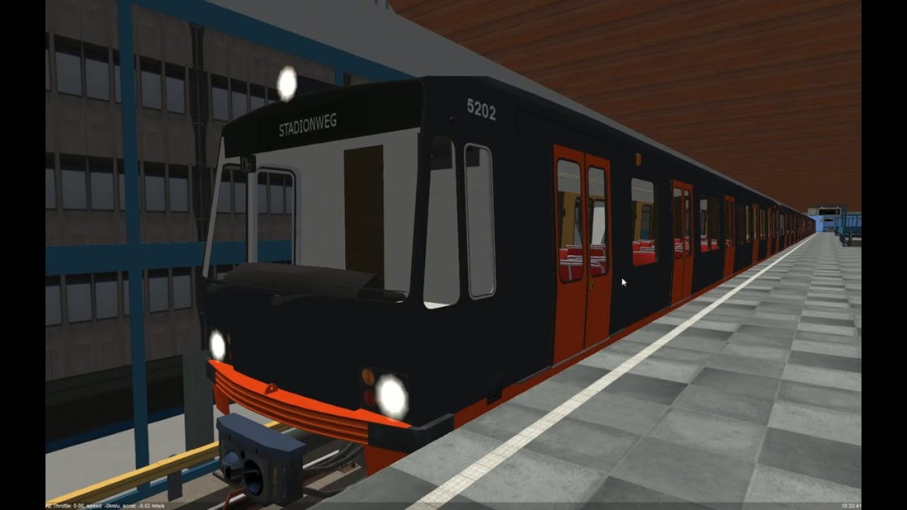 Metro Simulator Beta 3.9 #5| Simviliet Centrum - Stadionweg (1982) | Download