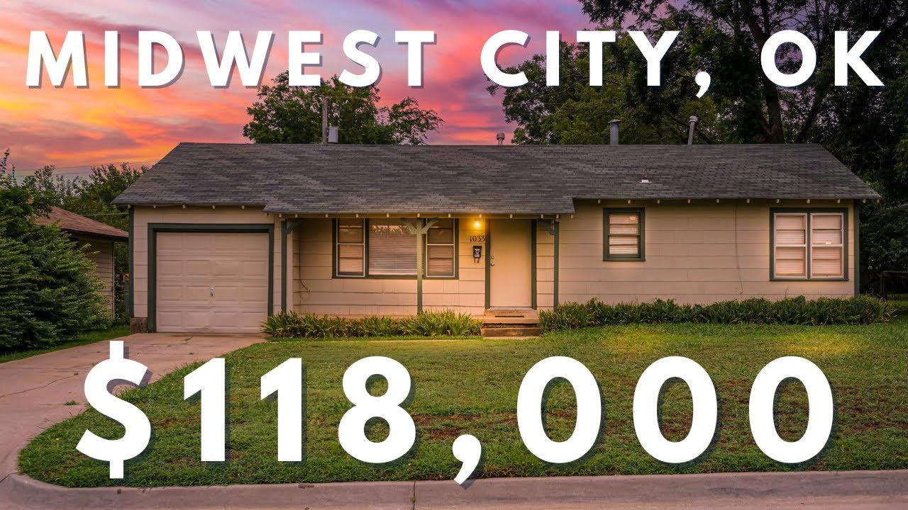 Charming Midwest City Home for Sale - Only $118K!- Oklahoma House Tour