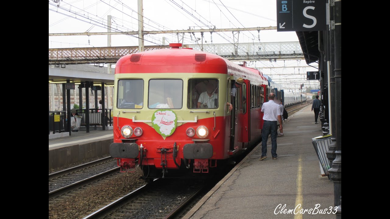 [L'Autorail Limousin] X 2844 et X 2907 en Gare de Libourne