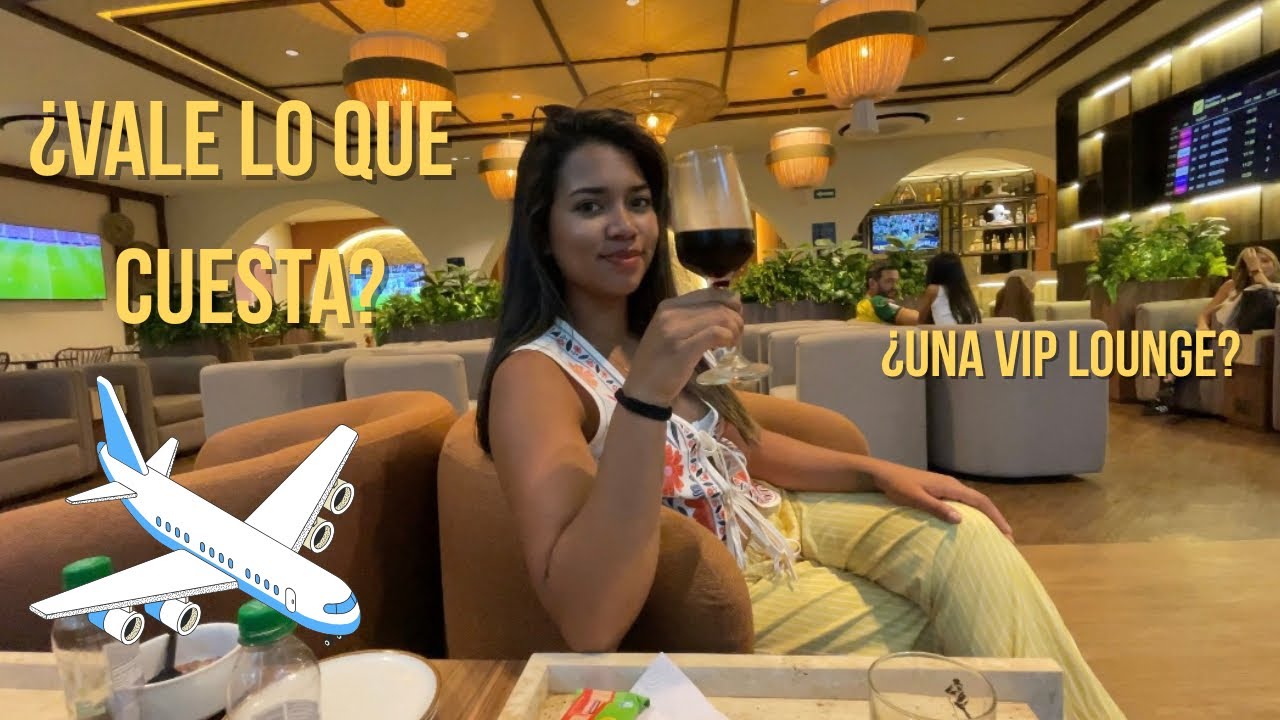 Así es la SALA VIP del aeropuerto de Cartagena 😳 | ¿Vale lo que cuesta? ✈️