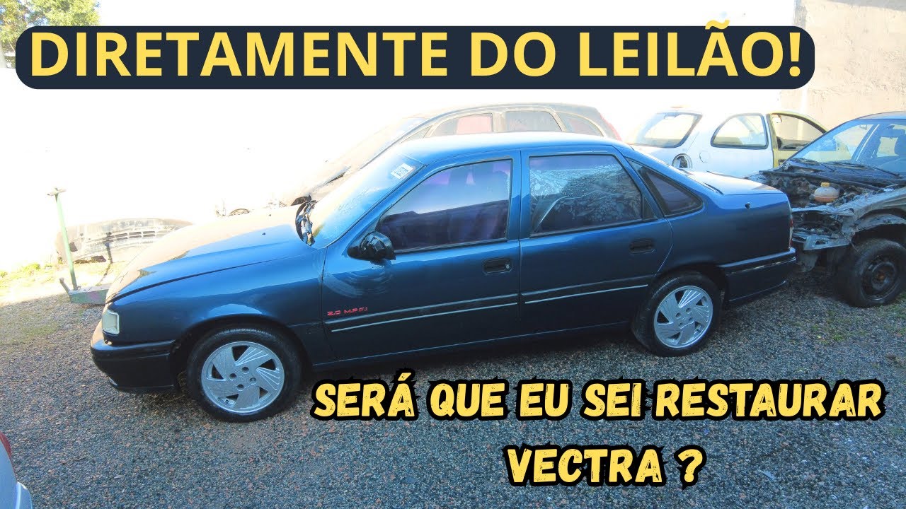 Vectra Cd 94/95 Azul Cezanne - &ldquo;Voc&ecirc; s&oacute; sabe restaurar Corsa&rdquo; 🤨 Ent&atilde;o toma um Vectra de leil&atilde;o!