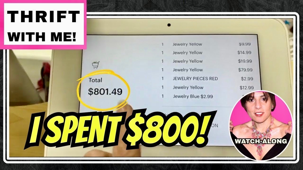 Spent Over $800 For 40 Pieces Of Vintage Jewelry! Best Haul Thrift With Me!