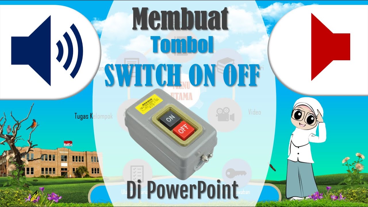 Cara Membuat Tombol Navigasi Switch ON/OFF Musik di PowerPoint