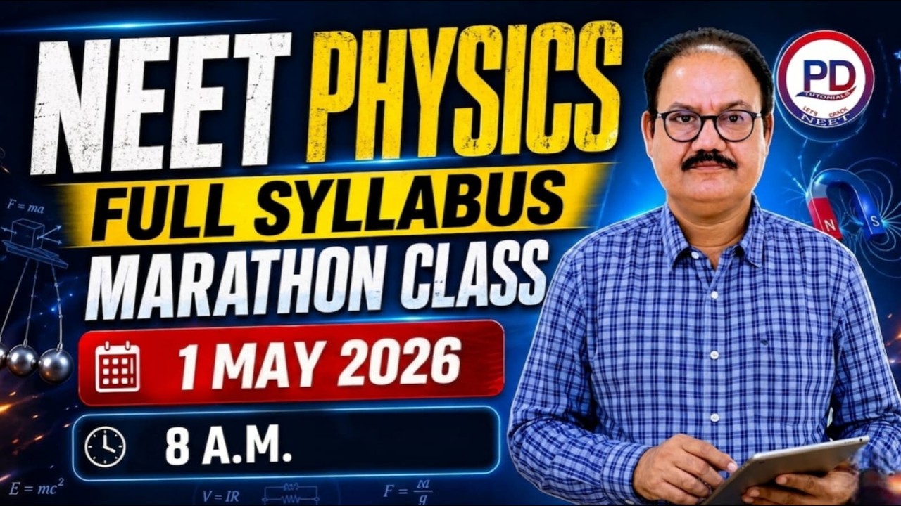 NEET Physics || Full Syllabus Marathon Class || Most Important PYQs & Concepts || By Alok Sir