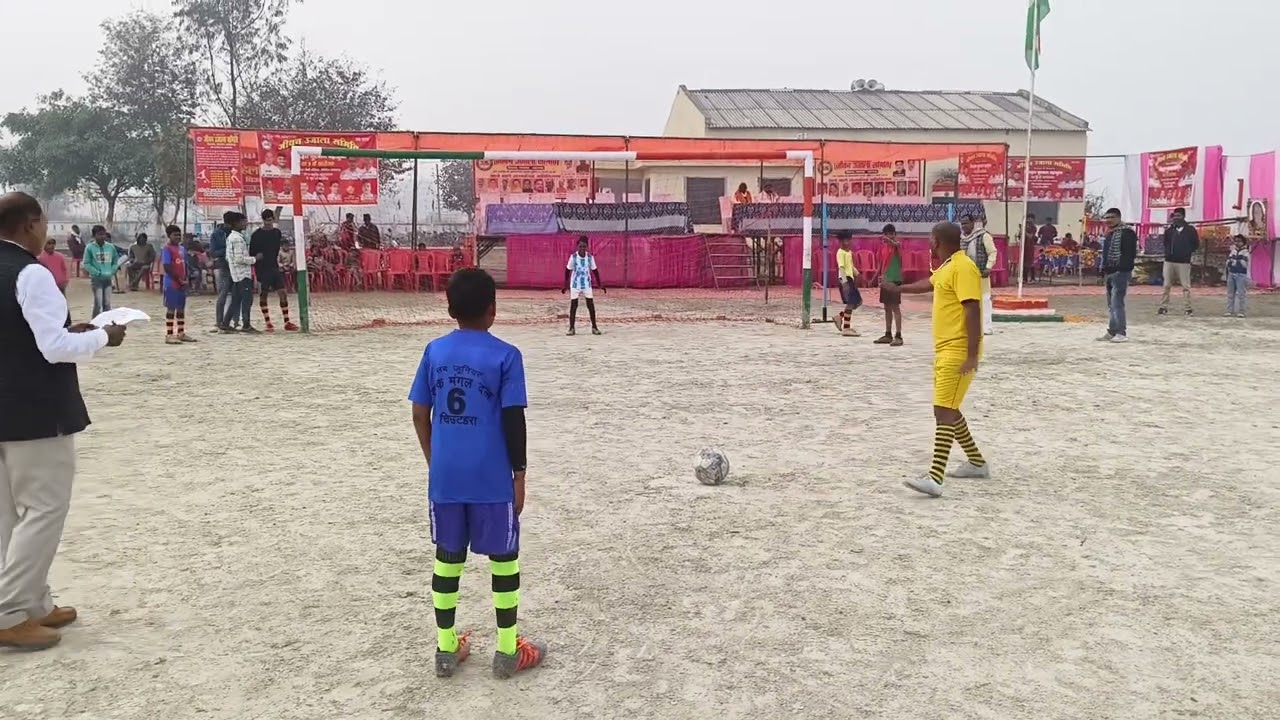 Football Penalty shoot-out junior team knights