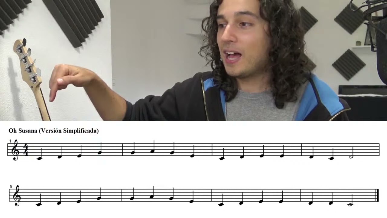 Curso de Solfeo #20 - Lección 4: Canciones Fáciles con la Escala de Do Mayor. Lectura de pentagramas
