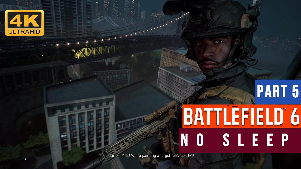 Прохождение Battlefield 6: NO SLEEP (Часть 5) - Полная миссия в разрешении 4K на RTX 4050 Ultra