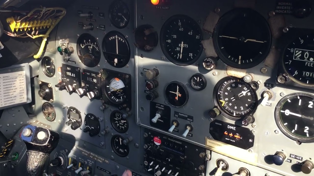 Jet Provost Mark 3 engine start