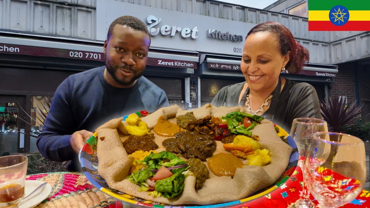 Trying ETHIOPIAN FOOD for the FIRST TIME | Zeret Kitchen Food Review