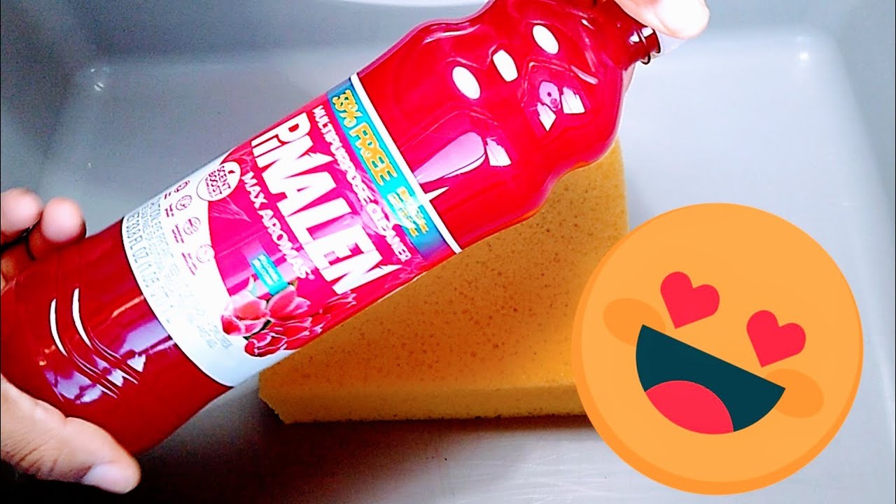 🧁🌸Floral Pinalen Review🌸🧁  #asmr #anxiety#nowater  #spongesqueeze#pinalen #oddlysatisfying#relaxing