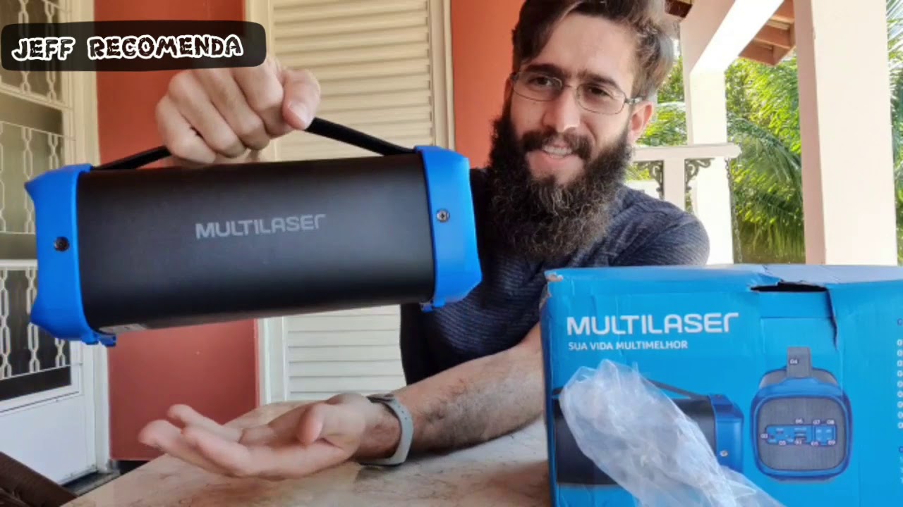 Caixa de Som Multilaser Bazooka 70W - SP351 (Unboxing/Desembalando)