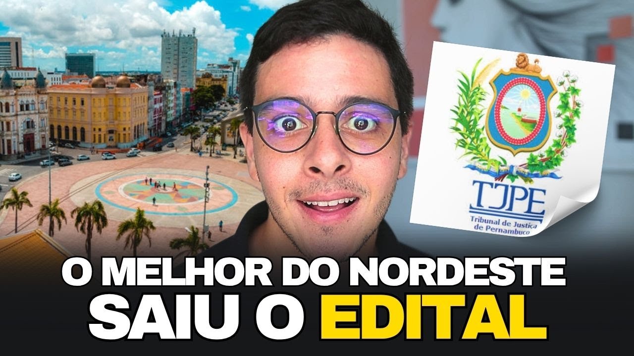 CONCURSO TJ-PE 2025 l AN&Aacute;LISE OBJETIVA DO EDITAL