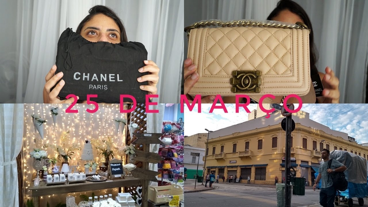 VLOG E COMPRINHAS NA 25 DE MARÇO